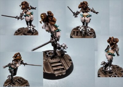 Kingdom Death painted miniature resin sexy Female Storm Knight | eBay