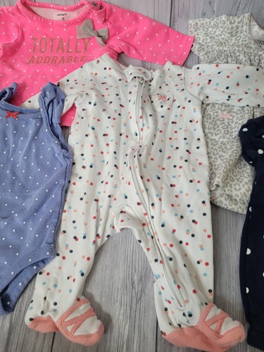 Paket Babykleidung Mädchen 3 Monate Strampler - gemischt - Bild 7 von 7