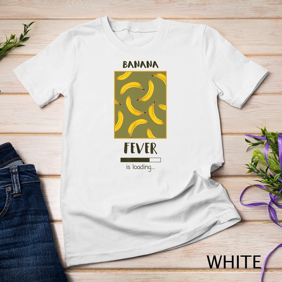 Funny Banana Graphic T-Shirt For Women - Casual Summer Top, Soft Short Sleeve Tee (Black, Medium) 5 thumbnail image