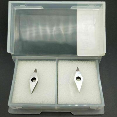 4pc VCGT110304 PCD CNC Copper Polycrystalline Diamond Inserts For Aluminum SVJCR