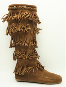 tall moccasin boots womens