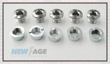 Silver Crankset Chainring Sprocket Conversion Bolts Single Speed Fixie Crank