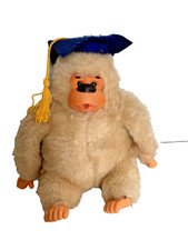 Vintage Russ Berrie Graduation Gonga Gorilla Plush Stuffed Animal