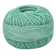 Lizbeth Egyptian Cotton Crochet Thread Size 80 Color 686 Light Sea Green