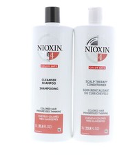 Nioxin System 4 Cleanser and Scalp Therapy Conditioner 33.8 oz Set