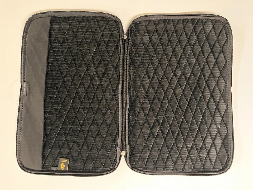 Nueva funda acolchada para computadora portátil TIMBUK2 de hasta 16 pulgadas negra iPad Tablet Notebook Foto 4 de 4