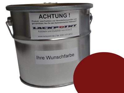 3 Liter 1K Autolack Kunstharz DDR Indianrot IFA Trabant Wartburg Simson Barkas