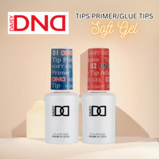 DND Soft Gel Tips  Primer  / Glue Tips - 0.5 oz  - Pick Any