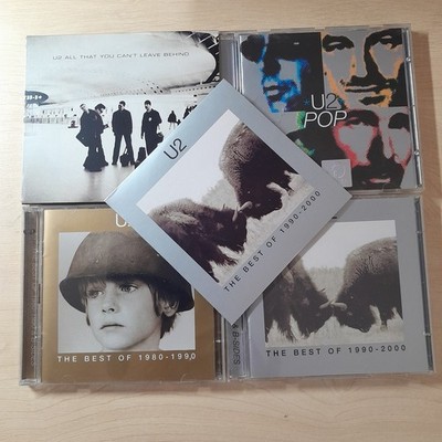 U2 - 4xCD/DVD JOB LOT - BEST OF 80'S & 90'S/POP/CAN'T LEAVE BEHIND + BONUS DVD