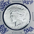 1927 P SILVER PEACE DOLLAR AUTHENTIC HI GRADE U.S. MINT COIN RARE KEY DATE 5042