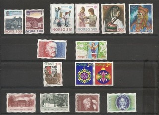 Norway 1989 Small Collection MNH