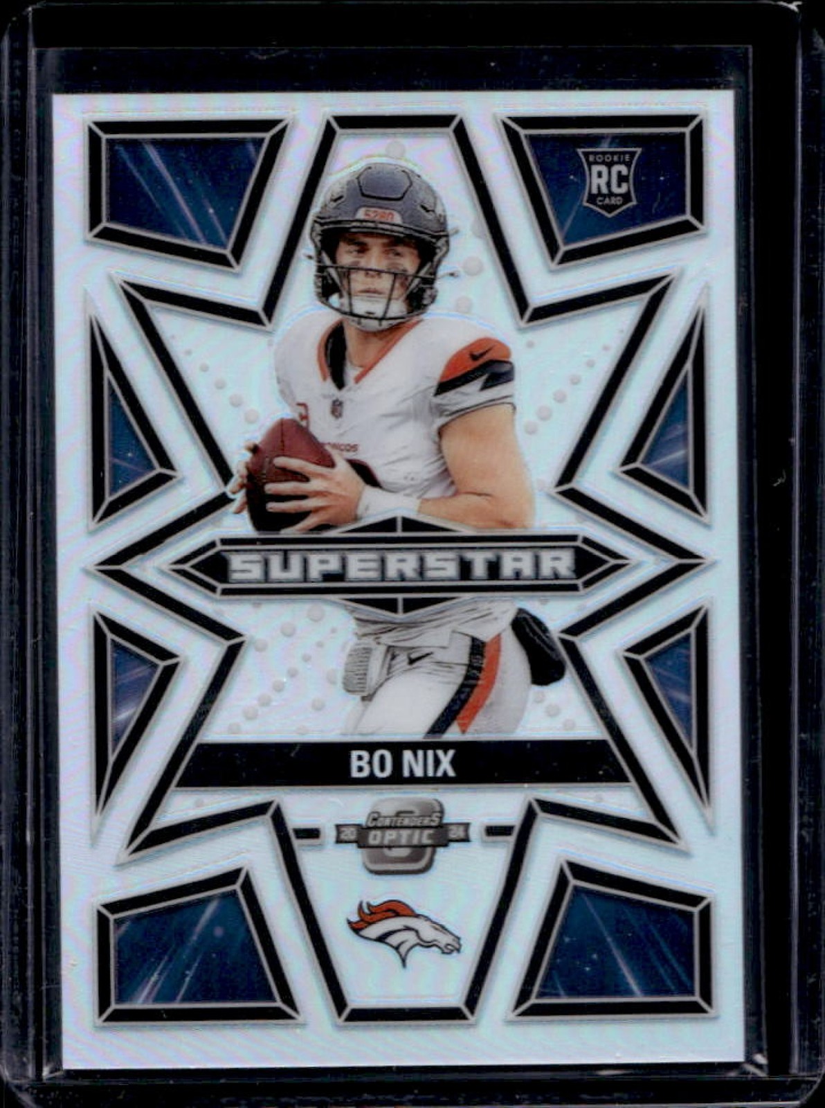 2024 Contenders Optic Bo Nix Superstars RC Rookie #S-BNX Broncos