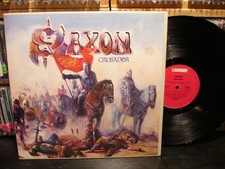 Saxon  ~ Crusader ~    Vintage NWOBHM LP