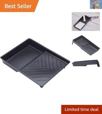 Eco-Friendly 9-Inch Recycled Plastic Paint Roller Tray with Anti-Skid Grip