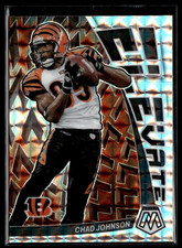 2023 Panini Mosaic Football Elevate Silver Prizm #E-CJ Chad Johnson