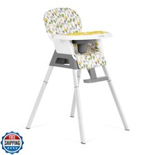 Dream On Me Curio Sit N Seek 3 in 1 Convertible Baby High Chair in Lime, Remo