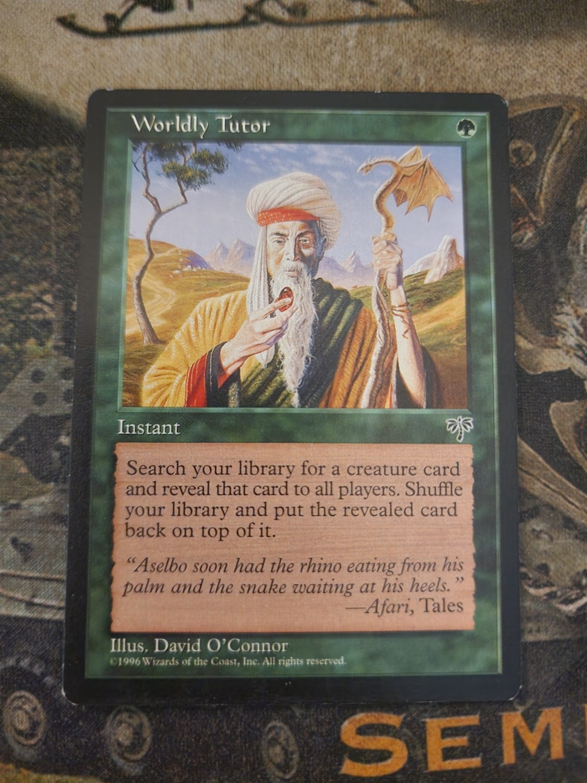 Mirage  MTG  1 Worldly Tutor  Magic
