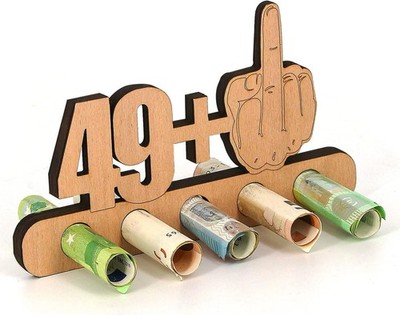 Geburtstagsjubiläumsgeschenk aus Holz für Freunde, Familie
