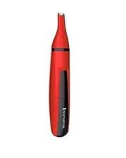 Remington ND3150CDN Pocket Size Battery Operated Travel Nose Ear Trimmer, Red