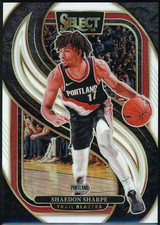 SHAEDON SHARPE - 2024 Select White Premier Level#152 - 017/149 - JERSEY NUMBER!