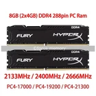 8GB (2x 4 GB) Ram DDR4 2133/2400/2666 MHz DIMM Desktop Non-ECC Memory 288-pin US
