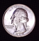 1939-D Washington Quarter Uncirculated 25(C) Denver Mint #063