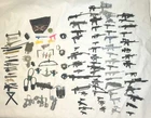 Huge GI Joe Weapons Bulk Lot Of 125+ Guns Knifes Swords Toy Vintage Accessories