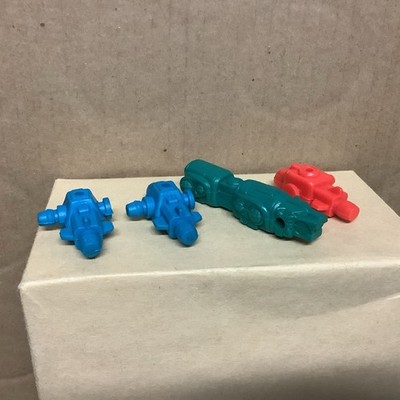 Vintage 1984 LJN Voltron Vehicle Team Assembler Lion Force Parts Lot Rubber