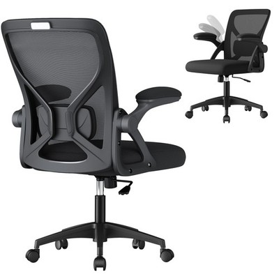 Ergonomic Mesh Office Chair with Adjustable Lumbar Support, 90-105° Tilt Func...