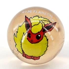 Pokemon Flareon 136 Collector Marble Vintage Tranparent Glass Toy Biz 2000