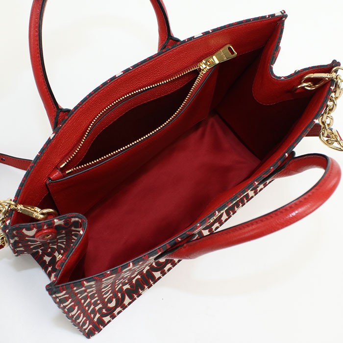 Miu Miu Tote Bag 5Bg156 2Cag F068Z 2Way Red Tote Bag Dust
