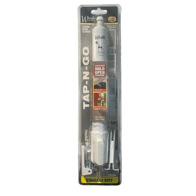 Wright Products Tap-N-Go White Screen and Storm Door Closer Standard V2010WH 
