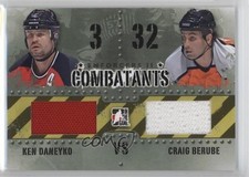 2013 ITG Enforcers II Combatants Black /150 Ken Daneyko Craig Berube #C-31 1f9