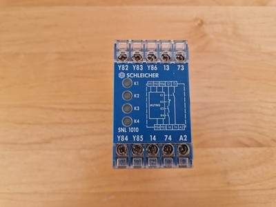 Schleicher SNL 1010 Sicherheitsschaltgerät Typ SNL 1010-17 U DC 24V safety relay