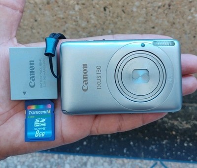 Canon PowerShot Digital ELPH SD1400 IS / IXUS 130 14.1MP Digital Camera - SILVER