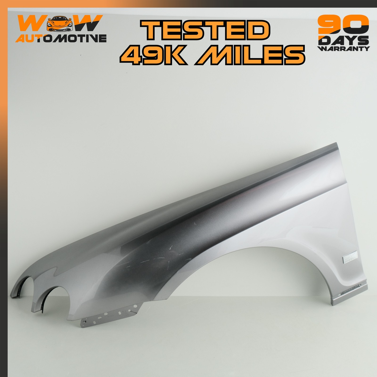 Bentley Continental GT 2010-2012 Front Left Fender Silver