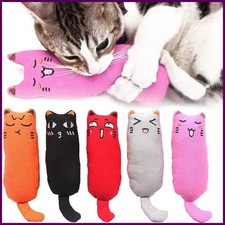 Bite Resistant Catnip Toy for Cats,Catnip Filled Cartoon Mice Cat Teething Chew