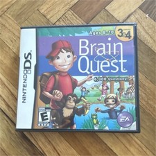 EA Brain Quest: Grades 3 & 4 Nintendo DS Manual Multiplayer NTSC-U/C E