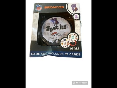 Dobble Spot it! NFL Broncos Card Game Sports Theme Includes 55 Cards Ages 6+