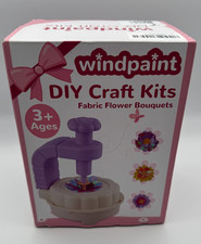 DIY Fabric Flower Bouquet Craft Kit Kids Ages 4-10 Vase Flowers Art Activity