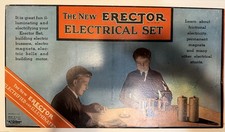 Vintage Gilbert #3 Erector Electrical Set 1930's Electricity Science Kit