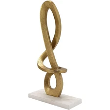 A&B Home 83169 Jerico Gold/White Statuary
