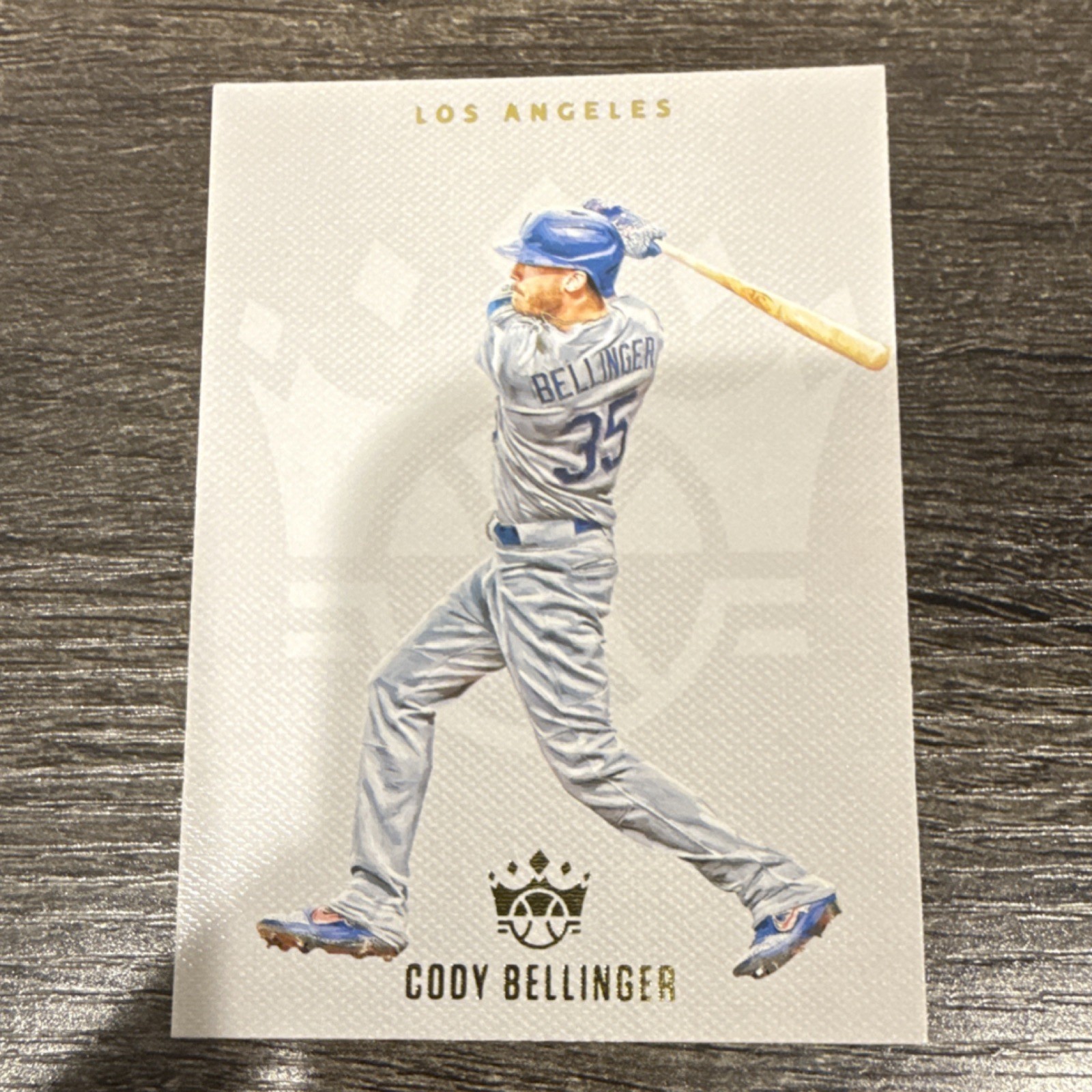 Panini Diamond Kings Cody Bellinger Blank Slate Insert #BS-9 Dodgers 2020
