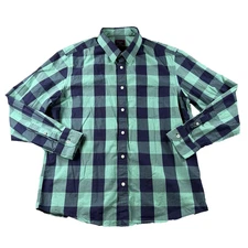 UNTUCKit Shirt Mens XXL Bornada Buffalo Plaid Button Up Slim Fit Casual Preppy