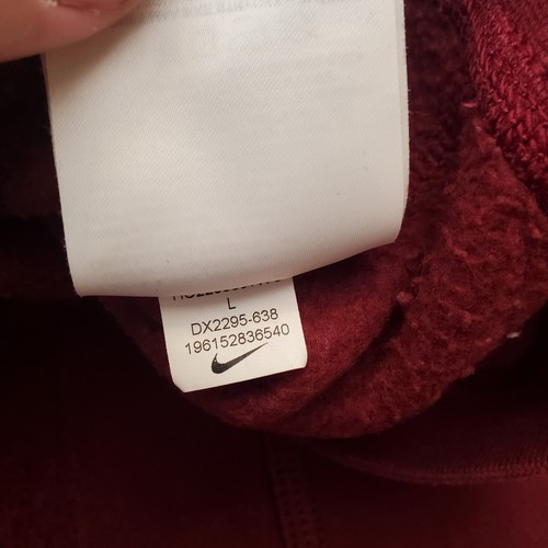 Nike Hoodie Top Burgundy Kids Large Age 12-13 Great Condition - Picture 19 of 19