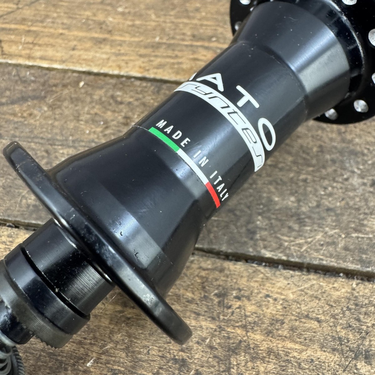 Miche Primato Syntesi Front Hub 24H 100mm QR Rim Brake Black Road