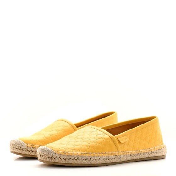 BNWT Gucci GG Microguccissima Soft Espadrilles Size 37.5 US 7.5 $790 Luxury Designer Shoes