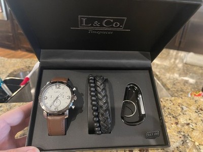 L And Co. 3 Piece Man s Watch Set