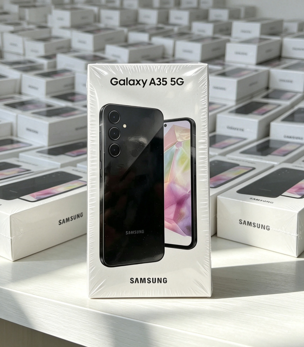 New Samsung Galaxy SM-A356U1 A35 5G 128GB SM-A356U1 Factory Unlocked - BLACK