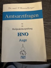 Amtsarztfragen HNO Heilpraktikerprüfung Unbe...